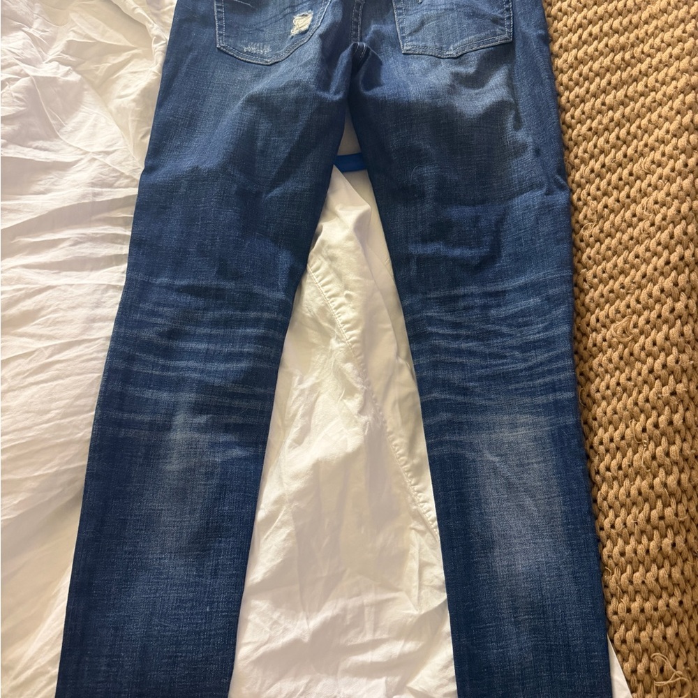BKE Women's Dark Blue Skinny Jeans